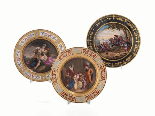   PIATTO, MANIFATTURA DI VIENNA, SECOLO XIX   - Asta Antiquariato, collezionismo e gioielli - Poggio Bracciolini Casa d'Aste