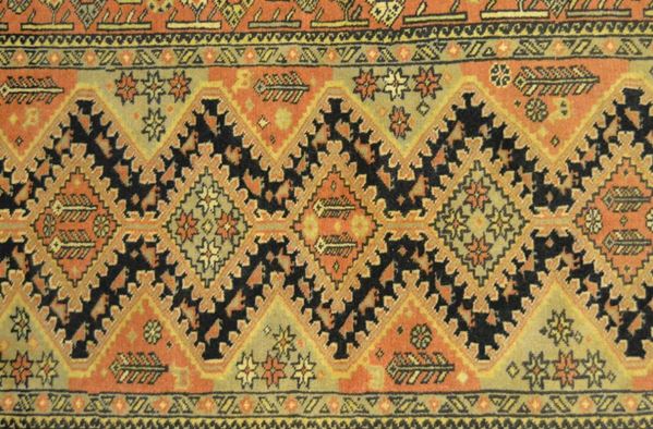  Tappeto persiano Gucian,  extra fine, fondo rosso mattone 