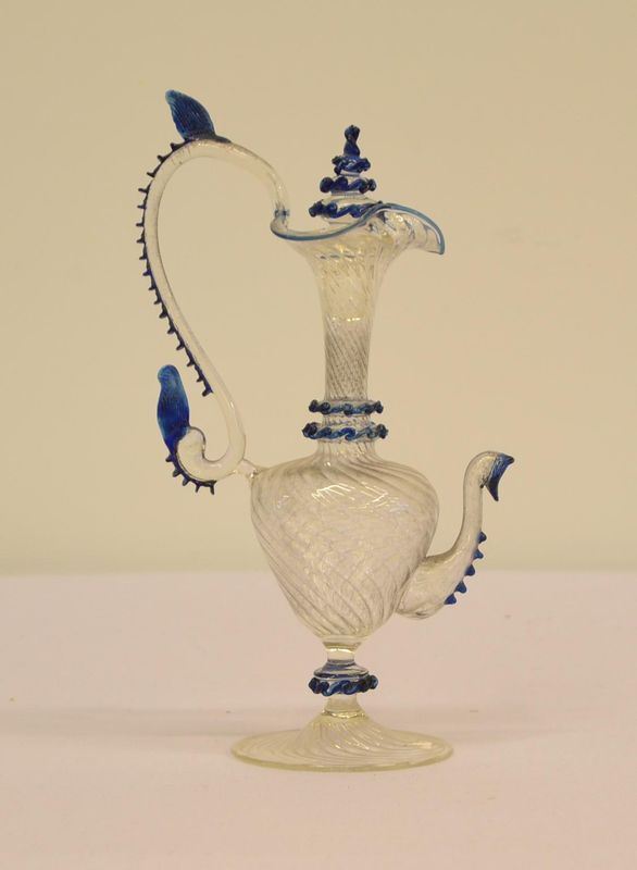  Piccola brocca, sec. XIX,  in vetro di Murano  - Asta Antiquariato, collezionismo e gioielli - Poggio Bracciolini Casa d'Aste