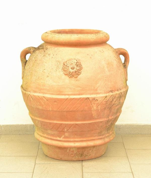  Orcio, sec. XX,  in terracotta, manifattura 
