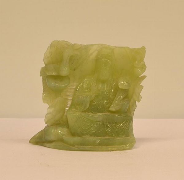  Scultura, Cina, primi sec. XX,  in giada,