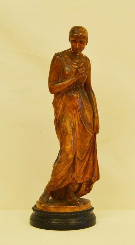 Scultura, Francia, fine sec. XIX,  in gesso, raffigurante 