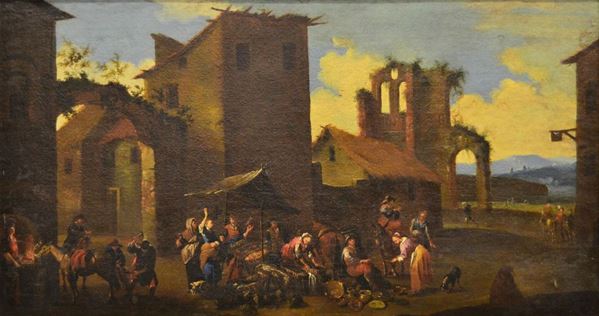  Scuola nord europea, sec. XVIII   - Asta Antiquariato, collezionismo e gioielli - Poggio Bracciolini Casa d'Aste
