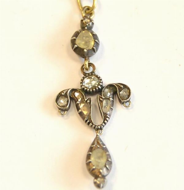  Collana in oro bianco  