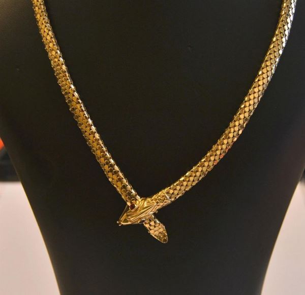  Collana oro giallo 