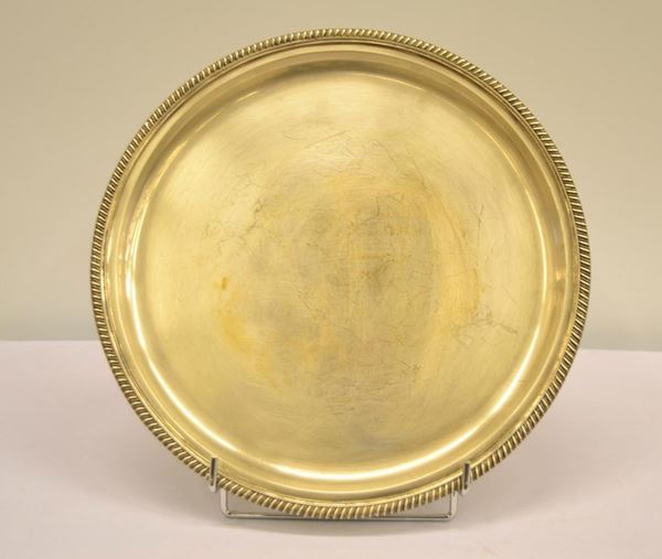   Vassoio, sec. XX in argento    - Asta Gioielli, argenti, modernariato, mobili e dipinti - Poggio Bracciolini Casa d'Aste
