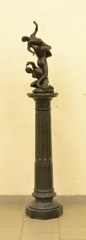  Scultura, inizi sec. XX,  in bronzo, raffigurante 