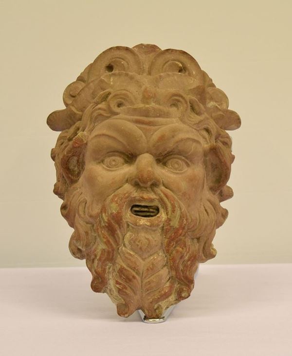  Scultura, sec. XVIII,  in marmo rosa, raffigurante 