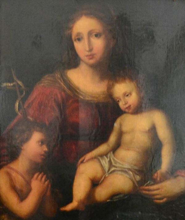  Scuola italiana, sec. XVII   - Asta Gioielli, argenti, modernariato, mobili e dipinti - Poggio Bracciolini Casa d'Aste