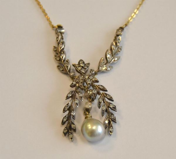 Collana in oro giallo, argento e diamanti&nbsp;&nbsp;&nbsp;&nbsp;&nbsp;&nbsp;&nbsp;&nbsp;&nbsp;&nbsp;&nbsp;&nbsp;&nbsp;&nbsp;&nbsp;&nbsp;&nbsp;&nbsp;&nbsp;&nbsp;&nbsp;&nbsp;&nbsp;&nbsp;&nbsp;&nbsp;&nbsp;&nbsp;&nbsp;&nbsp;&nbsp;&nbsp;&nbsp;