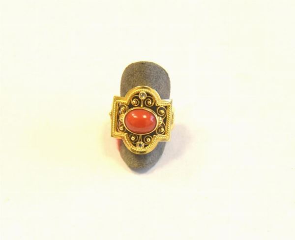 Anello in oro giallo e corallo&nbsp;&nbsp;&nbsp;&nbsp;&nbsp;&nbsp;&nbsp;&nbsp;&nbsp;&nbsp;&nbsp;&nbsp;&nbsp;&nbsp;&nbsp;&nbsp;&nbsp;&nbsp;&nbsp;&nbsp;&nbsp;&nbsp;&nbsp;&nbsp;&nbsp;&nbsp;&nbsp;&nbsp;&nbsp;&nbsp;&nbsp;&nbsp;&nbsp;&nbsp;&nbsp;&nbsp;&nbsp;&nbsp;&nbsp;&nbsp;&nbsp;&nbsp;&nbsp;&nbsp;