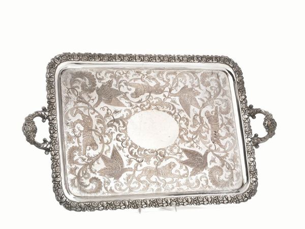 GUANTIERA, SECOLO XIX  - Asta Antiquariato, Collezionismo & Gioielli - Poggio Bracciolini Casa d'Aste
