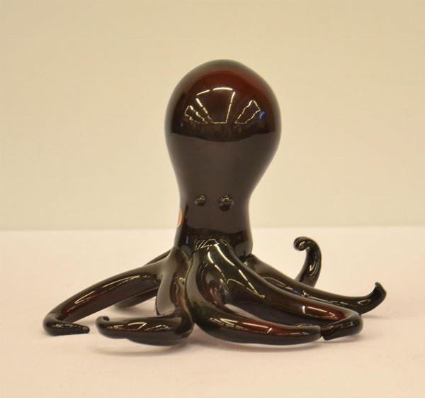 Scultura, produzione Archimede Seguso, in vetro di Murano,
