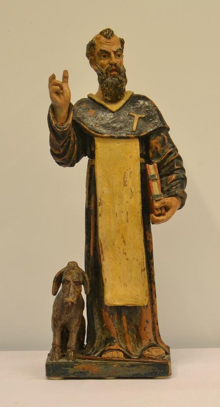 Scultura, sec. XVIII, in terracotta policroma,