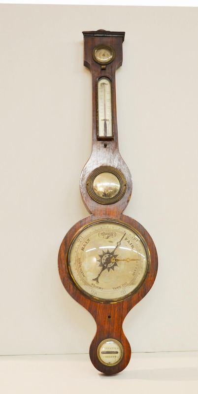 Barometro, Inghilterra, met&agrave; sec. XIX,  - Asta Antiquariato, Collezionismo & Gioielli - Poggio Bracciolini Casa d'Aste