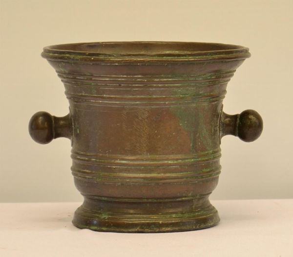 Mortaio, sec. XIX,  - Asta Antiquariato, Collezionismo & Gioielli - Poggio Bracciolini Casa d'Aste