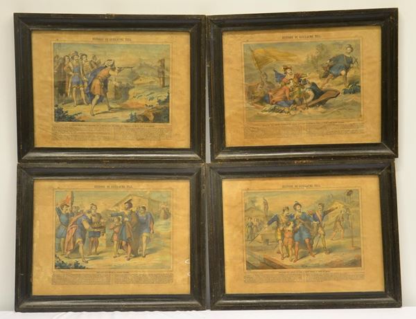 Scuola francese, sec. XIX  - Asta Antiquariato, Collezionismo & Gioielli - Poggio Bracciolini Casa d'Aste