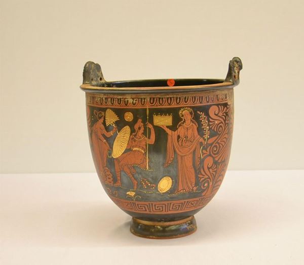 Stipula in stile Apulo del IV secolo  - Asta Antiquariato, Collezionismo & Gioielli - Poggio Bracciolini Casa d'Aste