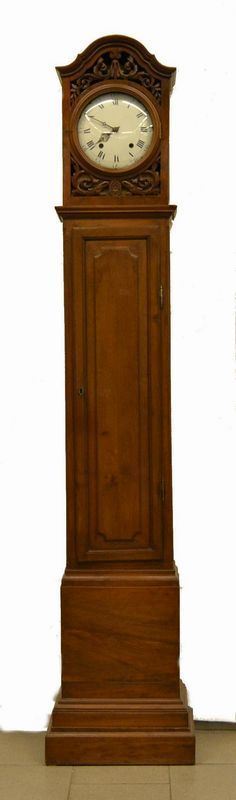 Orologio a colonna, Italia centrale, primi sec. XX,  - Asta Antiquariato, Collezionismo & Gioielli - Poggio Bracciolini Casa d'Aste