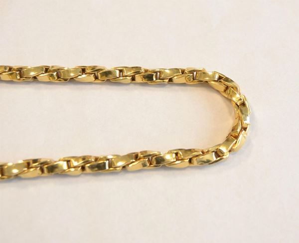 Collana giocollo , in oro giallo