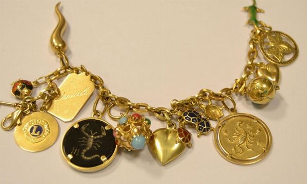 Bracciale in oro giallo