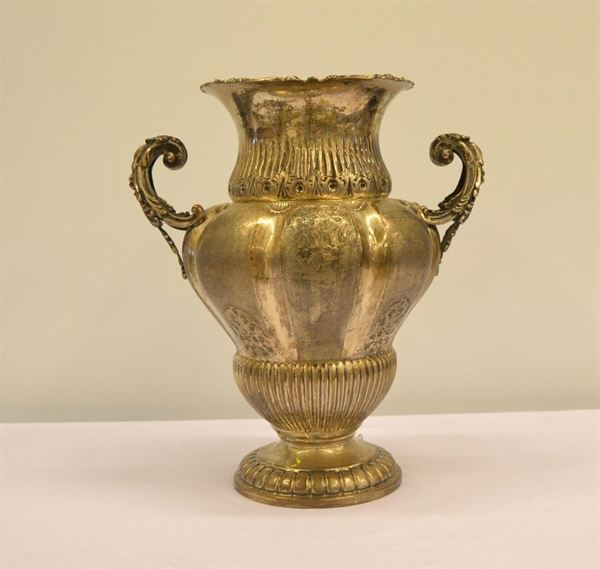 Vaso , sec. XX in argento