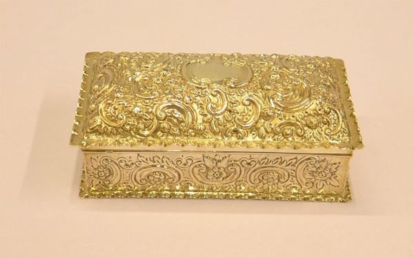 Scatola, Londra 1899 , in argento