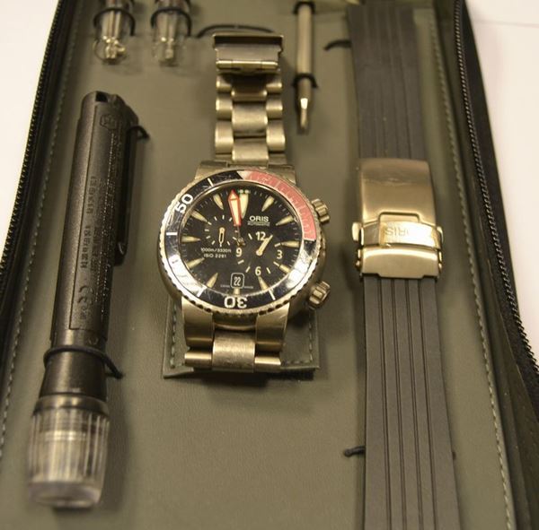 Orologio da polso con cronografo Oris Meistertaucher