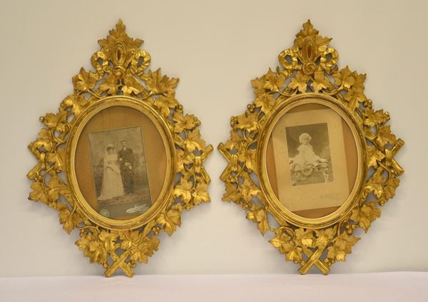 Coppia di cornici, Toscana, sec. XIX,
