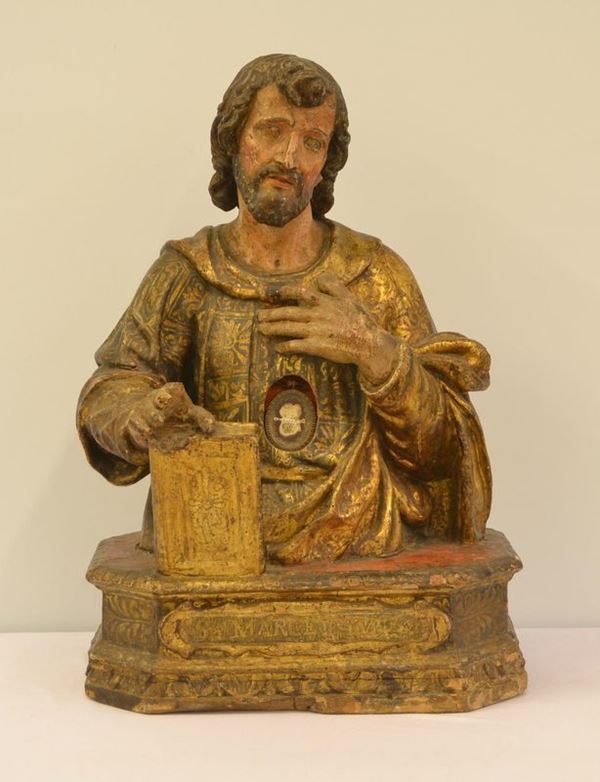 Scultura, Umbria, sec. XVI, in legno policromo raffigurante
