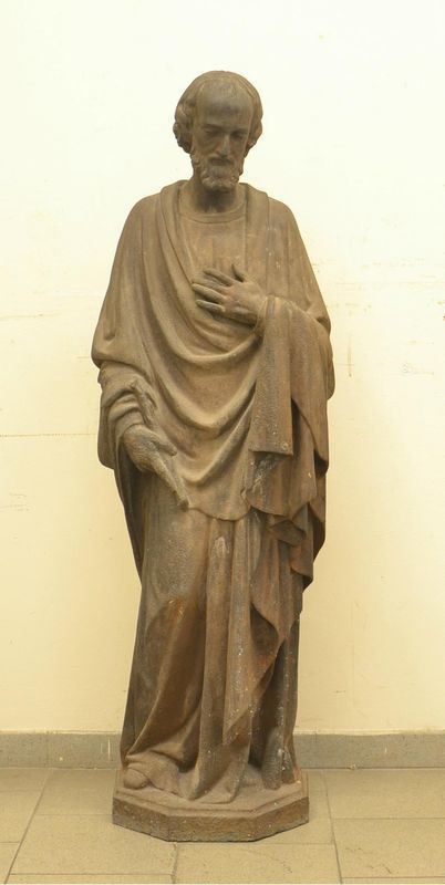 Scultura, sec. XIX, in ghisa, raffigurante