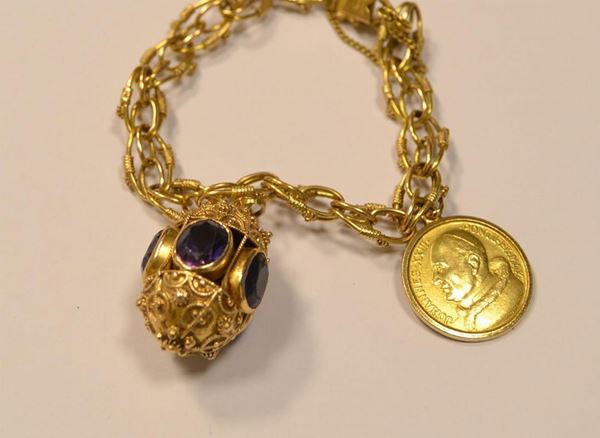 Bracciale in oro giallo