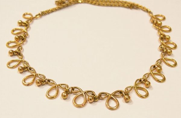 Collana in oro giallo