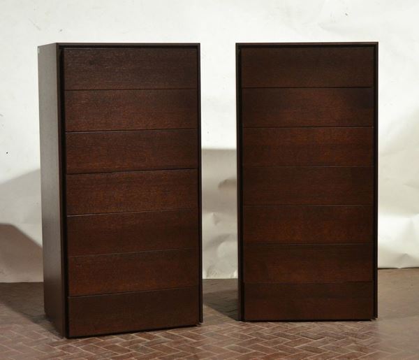 Coppia di settimini, design,  - Asta ARREDI, OGGETTI D'ARTE, DIPINTI E GIOIELLI - Poggio Bracciolini Casa d'Aste