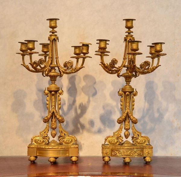 Coppia di candelieri, Francia, inizi sec. XIX,&nbsp;&nbsp;&nbsp;&nbsp;&nbsp;&nbsp;&nbsp;&nbsp;&nbsp;&nbsp;&nbsp;&nbsp;&nbsp;&nbsp;&nbsp;&nbsp;&nbsp;&nbsp;&nbsp;&nbsp;&nbsp;&nbsp;&nbsp;&nbsp;&nbsp;&nbsp;&nbsp;&nbsp;