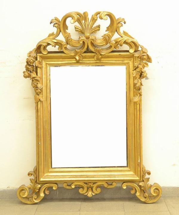 Specchiera, Toscana, sec. XIX, cornice in legno