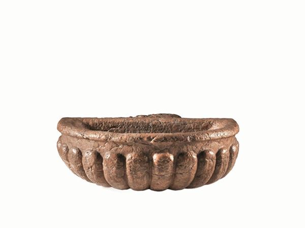 ACQUASANTIERA, ITALIA SETTENTRIONALE, SECOLO XVII  - Asta ARREDI, OGGETTI D'ARTE, DIPINTI E GIOIELLI - Poggio Bracciolini Casa d'Aste