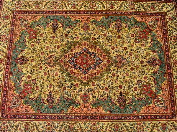 Tappeto persiano Tabriz, di vecchia manifattura,