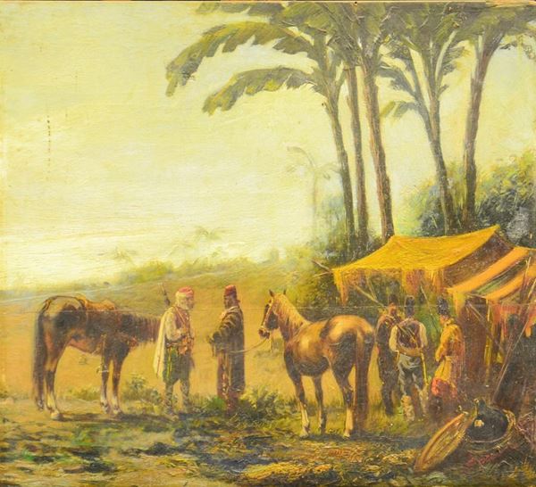 Scuola italiana, sec. XIX  - Asta ARREDI, OGGETTI D'ARTE, DIPINTI E GIOIELLI - Poggio Bracciolini Casa d'Aste