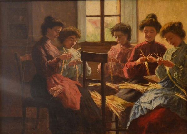Scuola italiana, sec. XX  - Asta ARREDI, OGGETTI D'ARTE, DIPINTI E GIOIELLI - Poggio Bracciolini Casa d'Aste