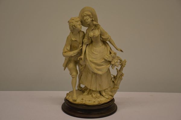 Scultura, inizi sec. XX, in bisquit,
