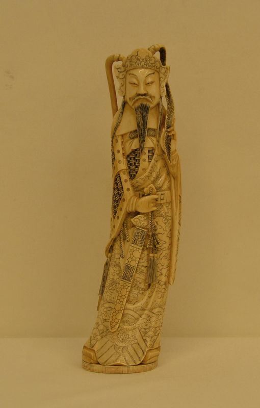 Scultura, arte orientale, sec. XIX, in avorio,