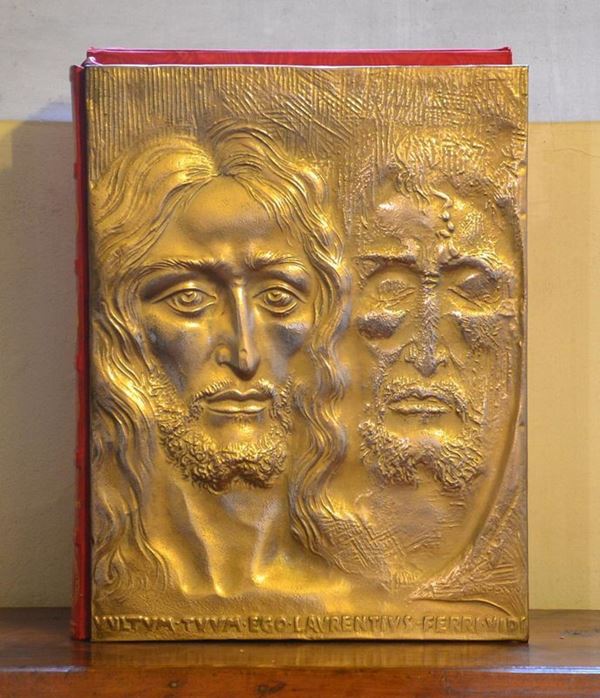 Volume, sec. XX, La Sindone, copertina  - Asta ARREDI, OGGETTI D'ARTE, DIPINTI E GIOIELLI - Poggio Bracciolini Casa d'Aste