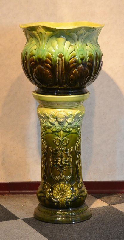 Vaso con colonna, Inghilterra, inizi sec. XX,