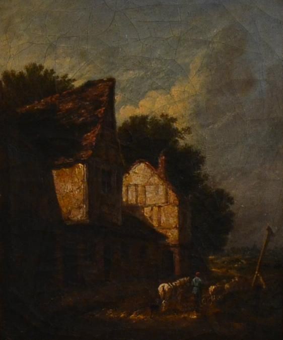 Scuola olandese, sec. XIX,  - Asta ARREDI, OGGETTI D'ARTE, DIPINTI E GIOIELLI - Poggio Bracciolini Casa d'Aste