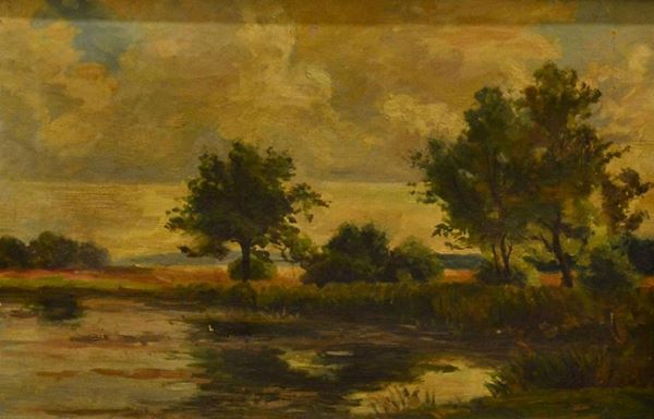 Scuola francese, sec. XIX  - Asta ARREDI, OGGETTI D'ARTE, DIPINTI E GIOIELLI - Poggio Bracciolini Casa d'Aste