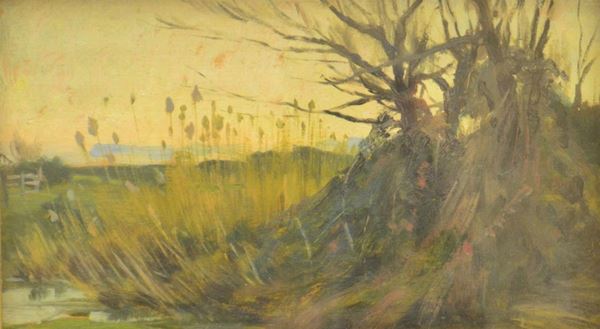 Scuola italiana, inizi sec. XX  - Asta ARREDI, OGGETTI D'ARTE, DIPINTI E GIOIELLI - Poggio Bracciolini Casa d'Aste