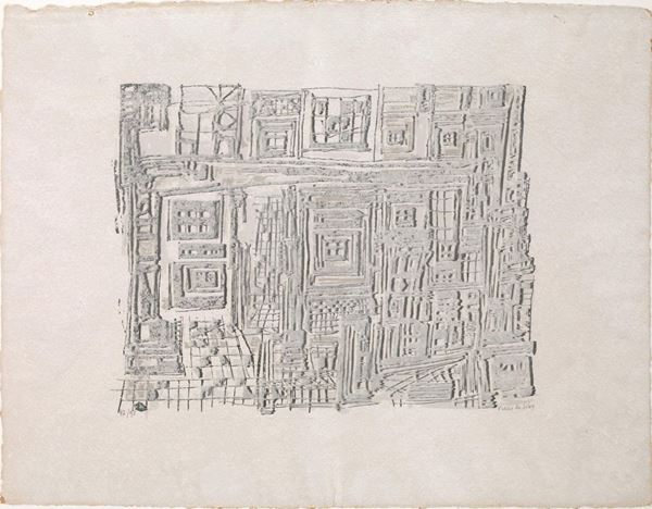Maria Helena Vieira da Silva  - Asta ARREDI, OGGETTI D'ARTE, DIPINTI E GIOIELLI - Poggio Bracciolini Casa d'Aste
