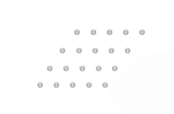 VENTI DIAMANTI ROTONDI TAGLIO BRILLANTE