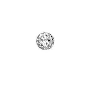 UN DIAMANTE ROTONDO TAGLIO A BRILLANTE